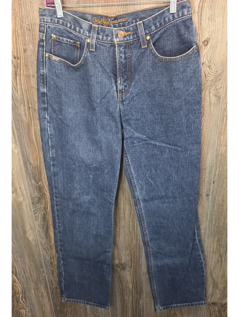 Cruel Girl Denim Blue Jeans Women Size 9 Regular (32x32) High Rise Relaxed